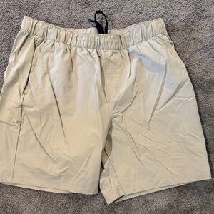 Rhoback Tan Athletic Shorts Lightweight Comfort
